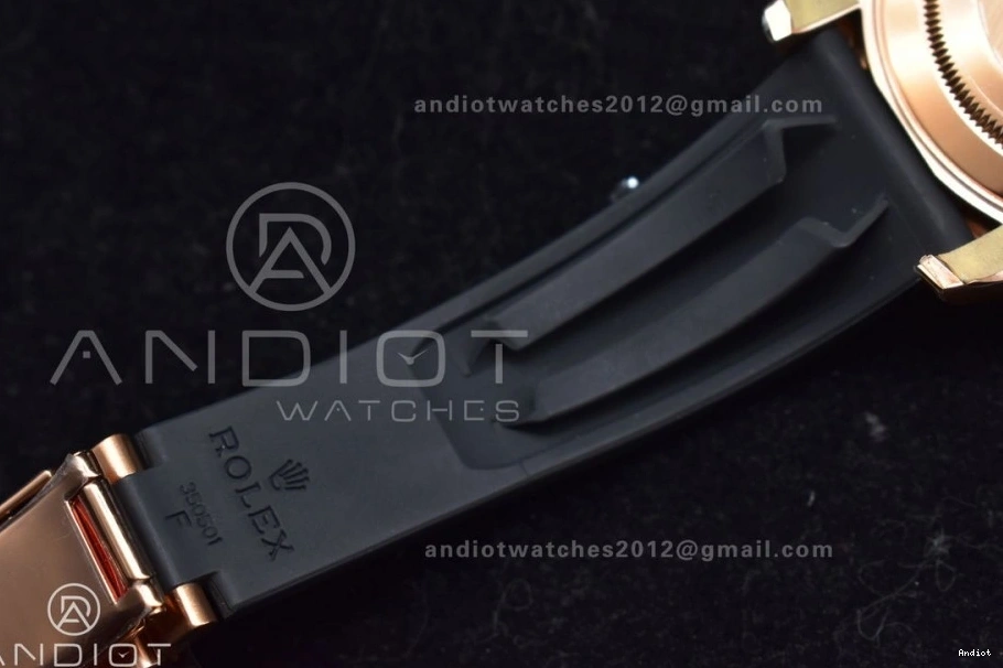 126655 Ceramic Edition Rubber VS3235 Oysterflex on Strap Bezel Yacht-Master Black Best VSF 1:1 0318